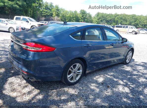 3FA6P0LU3JR261604 2018 FORD FUSION HYBRID Blue Հետևի աջ