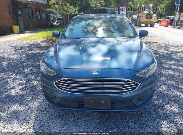 3FA6P0LU3JR261604 2018 FORD FUSION HYBRID Blue Դիմացի տեսք