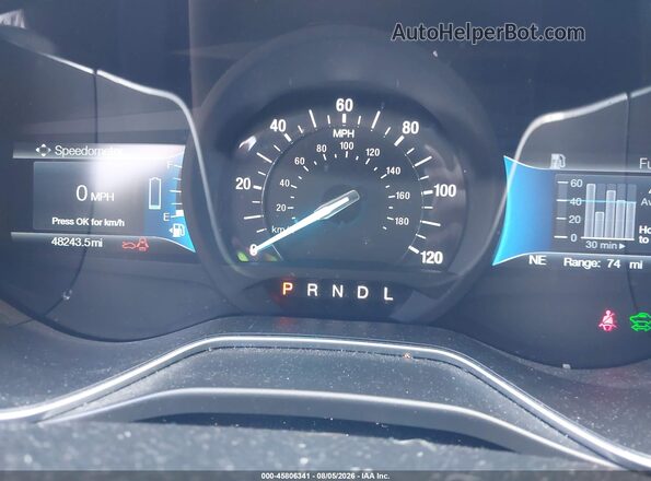 3FA6P0LU3JR261604 2018 FORD FUSION HYBRID Blue Հետևի նստատեղերի տեսք