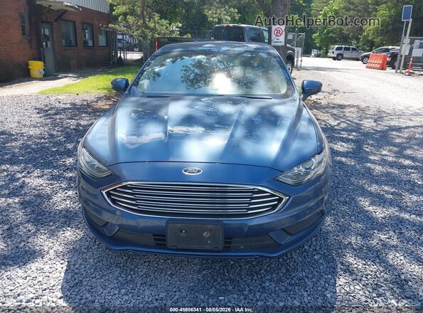 3FA6P0LU3JR261604 2018 FORD FUSION HYBRID Blue Սարքավորումների վահանակի տեսք