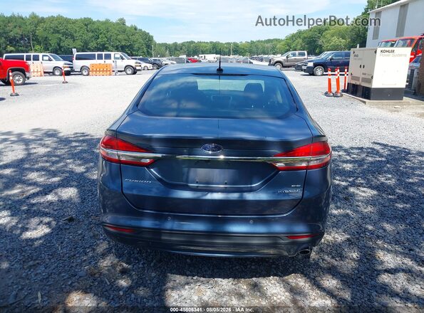 3FA6P0LU3JR261604 2018 FORD FUSION HYBRID Blue 