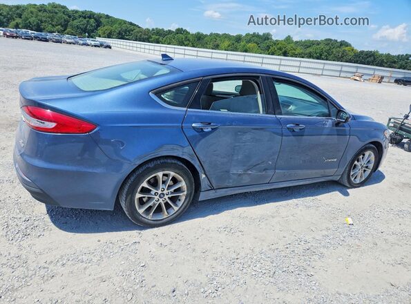 3FA6P0LU3KR113244 2019 FORD FUSION Синий Задняя правая четверть