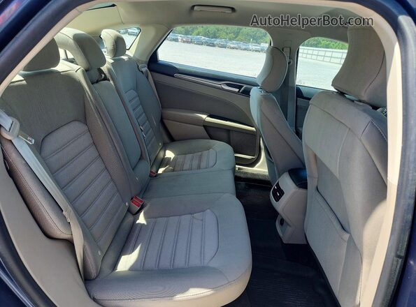 3FA6P0LU3KR113244 2019 FORD FUSION Синий Вид задних сидений