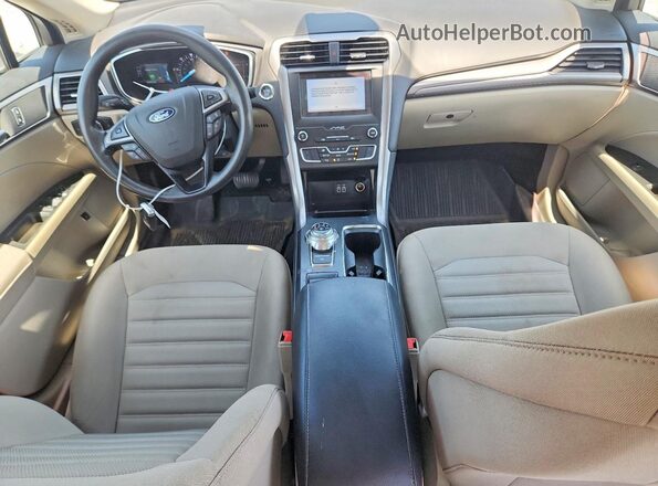 3FA6P0LU3KR113244 2019 FORD FUSION Синий Вид панели приборов