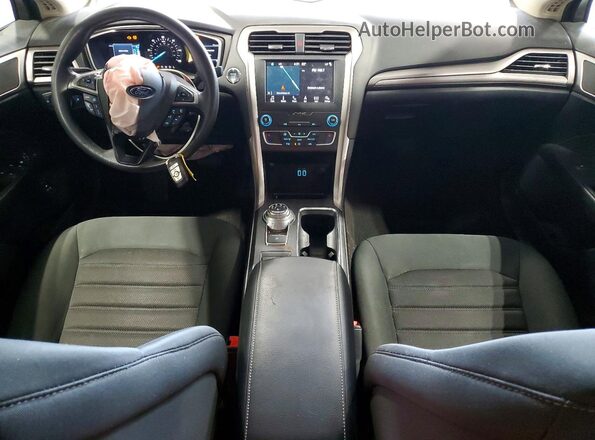 3FA6P0LU3KR157809 2019 FORD FUSION Maroon Вид панелі приладів