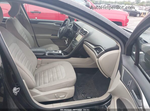 3FA6P0LU3KR165537 2019 FORD FUSION HYBRID Black Սալոնի դիմացի տեսք