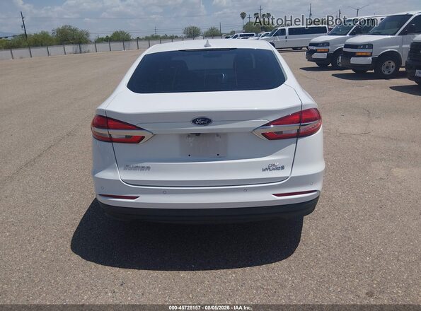 3FA6P0LU3KR211609 2019 FORD FUSION HYBRID White 