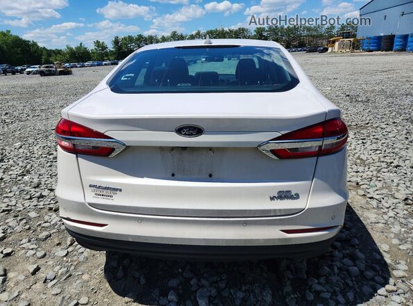 3FA6P0LU3KR212727 2019 FORD FUSION White Вид ззаду