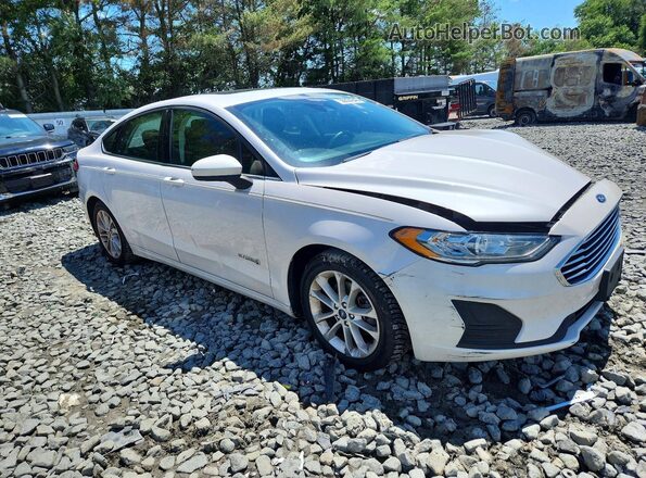 3FA6P0LU3KR212727 2019 FORD FUSION White Передня права чверть