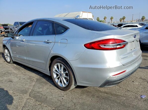 3FA6P0LU3KR235098 2019 FORD FUSION Silver Trasero izquierdo