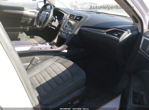 3FA6P0LU3KR261782 2019 FORD FUSION HYBRID White Front interior view