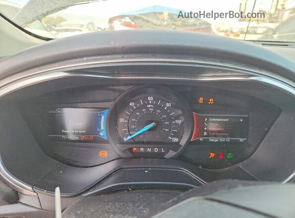 3FA6P0LU3LR113195 2020 FORD FUSION Black Vista del cuadro de instrumentos