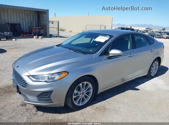 3FA6P0LU3LR229271 2020 FORD FUSION Silver Առջևի ձախ երեք քառորդ տեսարան