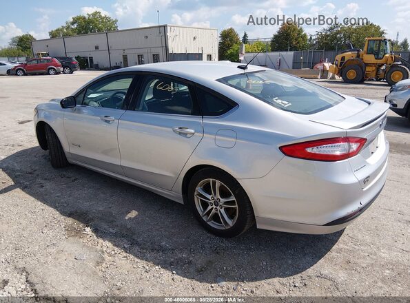 3FA6P0LU4GR127192 2016 FORD FUSION HYBRID Silver Tył lewy