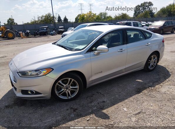 3FA6P0LU4GR127192 2016 FORD FUSION HYBRID Silver Przód lewy