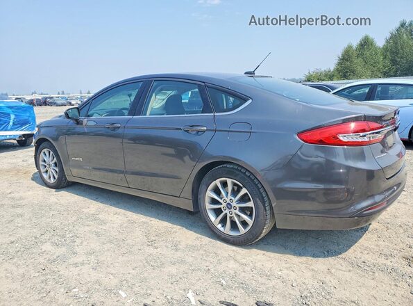 3FA6P0LU4HR105761 2017 FORD FUSION Gray Задня ліва чверть