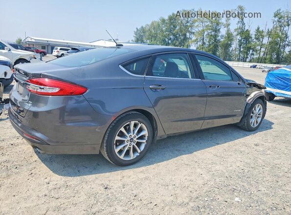3FA6P0LU4HR105761 2017 FORD FUSION Gray Задня права чверть