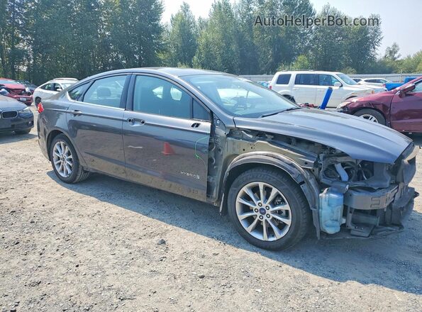 3FA6P0LU4HR105761 2017 FORD FUSION Gray Передня права чверть