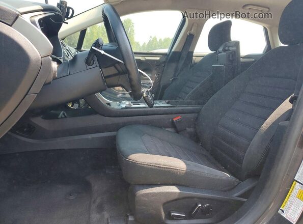 3FA6P0LU4HR105761 2017 FORD FUSION Gray Вид салону спереду