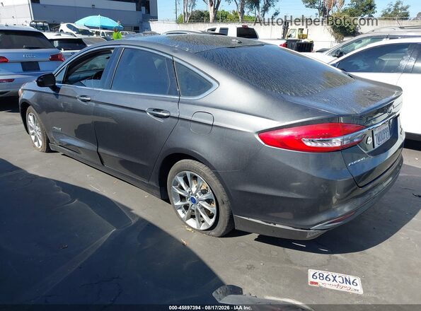 3FA6P0LU4HR141790 2017 FORD FUSION HYBRID Черный Задняя левая четверть