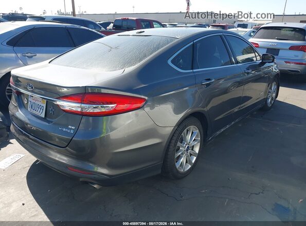 3FA6P0LU4HR141790 2017 FORD FUSION HYBRID Черный Задняя правая четверть