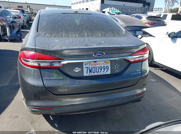 3FA6P0LU4HR141790 2017 FORD FUSION HYBRID Черный 