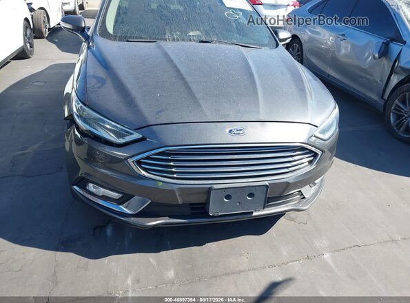 3FA6P0LU4HR141790 2017 FORD FUSION HYBRID Черный Вид задней части салона