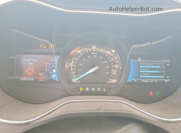 3FA6P0LU4HR165250 2017 FORD FUSION Silver ხელსაწყოთა პანელის ხედი
