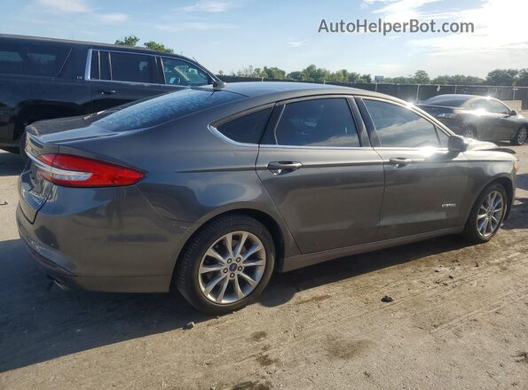 3FA6P0LU4HR240433 2017 FORD FUSION Gray წინა მარჯვენა