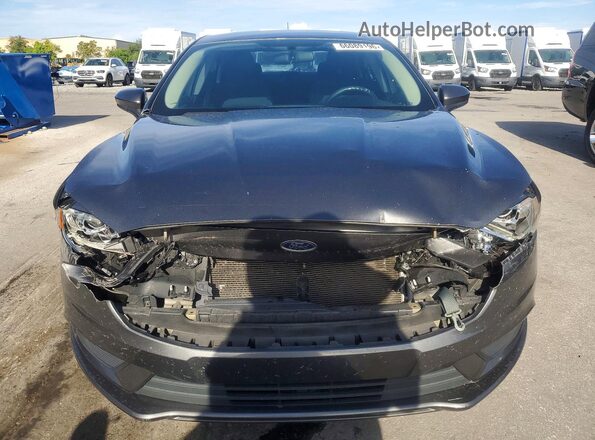 3FA6P0LU4HR240433 2017 FORD FUSION Gray უკანა ხედი