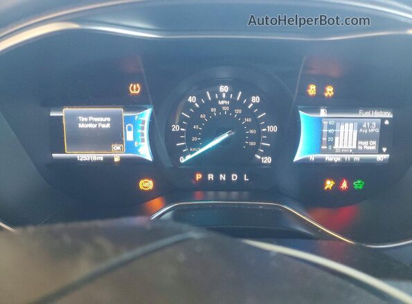 3FA6P0LU4HR266286 2017 FORD FUSION Silver Widok zestawu wskaźników
