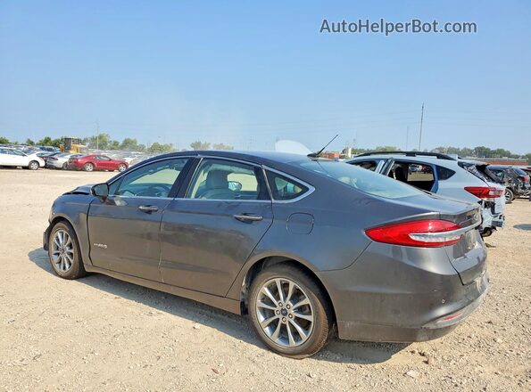 3FA6P0LU4HR402013 2017 FORD FUSION Gray Rear left