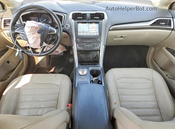 3FA6P0LU4HR402013 2017 FORD FUSION Gray Dashboard view