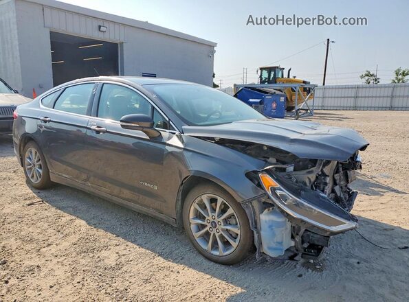 3FA6P0LU4HR402013 2017 FORD FUSION Gray Front right