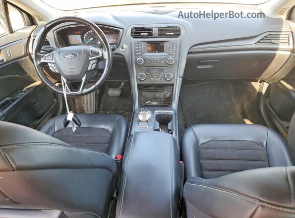 3FA6P0LU4JR128351 2018 FORD FUSION Blue Առջևի վահանակի տեսք