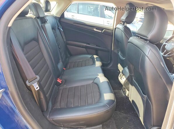 3FA6P0LU4JR128351 2018 FORD FUSION Blue Հետևի նստատեղերի տեսք