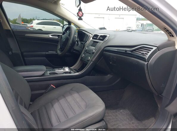 3FA6P0LU4JR152519 2018 FORD FUSION HYBRID Белый Вид салона спереди