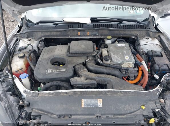3FA6P0LU4JR152519 2018 FORD FUSION HYBRID Белый Вид сзади