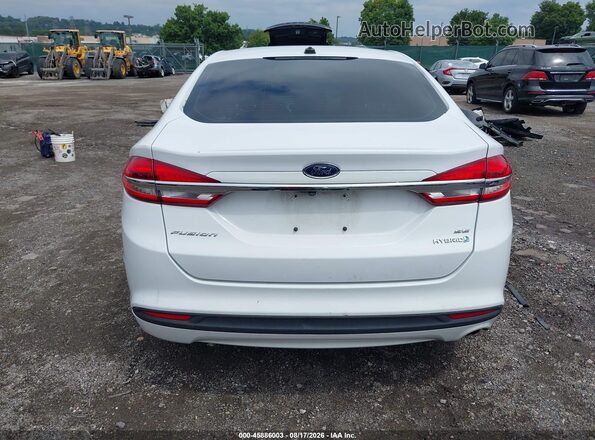 3FA6P0LU4JR152519 2018 FORD FUSION HYBRID Белый 