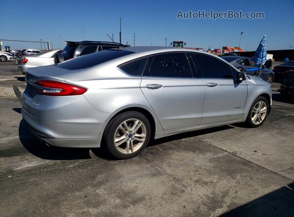 3FA6P0LU4JR173256 2018 FORD FUSION Silver Հետևի աջ