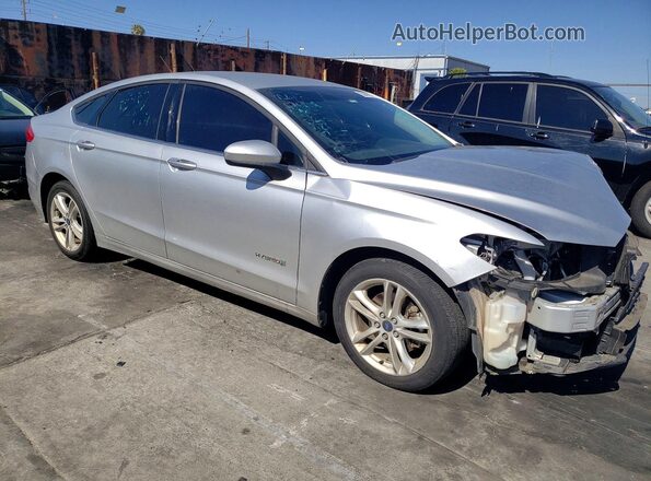 3FA6P0LU4JR173256 2018 FORD FUSION Silver Առջևի աջ