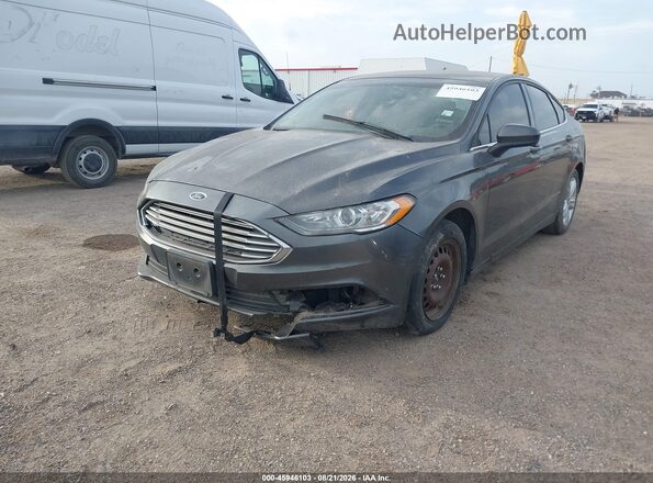 3FA6P0LU4JR226134 2018 FORD FUSION HYBRID Gray წინა მარცხენა ხედი სამი მეოთხედიდან