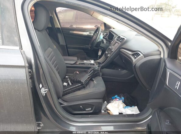 3FA6P0LU4JR226134 2018 FORD FUSION HYBRID Gray წინა სალონის ხედი