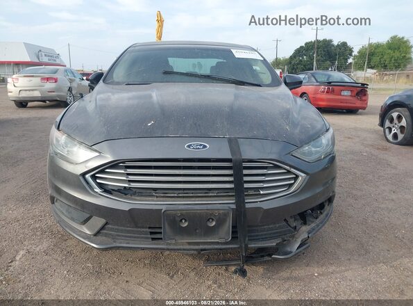 3FA6P0LU4JR226134 2018 FORD FUSION HYBRID Gray წინა პანელის ხედი