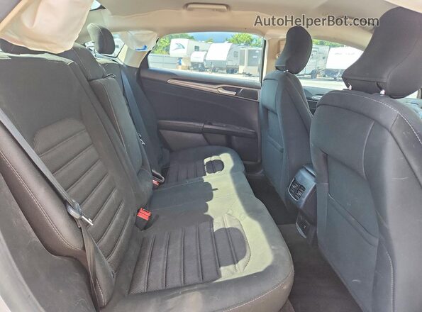 3FA6P0LU4JR274149 2018 FORD FUSION White Rear seats view