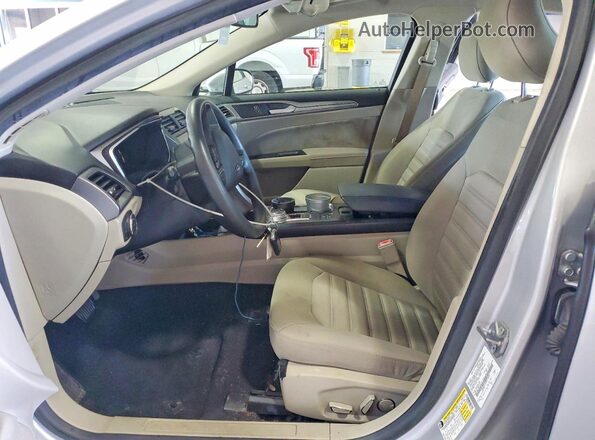 3FA6P0LU4KR110210 2019 FORD FUSION Silver წინა სალონის ხედი