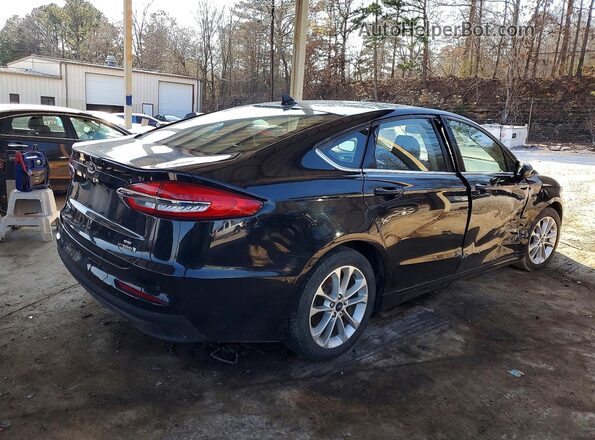 3FA6P0LU4KR110434 2019 FORD FUSION Black Задня права чверть