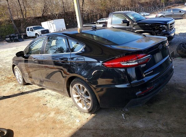 3FA6P0LU4KR110434 2019 FORD FUSION Black Задня ліва чверть