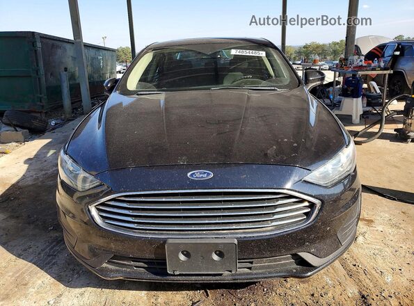 3FA6P0LU4KR110434 2019 FORD FUSION Black Вид спереду