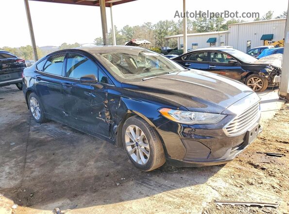 3FA6P0LU4KR110434 2019 FORD FUSION Black Передня права чверть